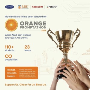 Grand finale of ‘Orange Promptathon 2026’ AI summit at RBU on May 15