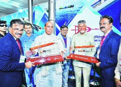 Rajnath lays foundation stone for combat aircraft infra project in Andhra Pradesh