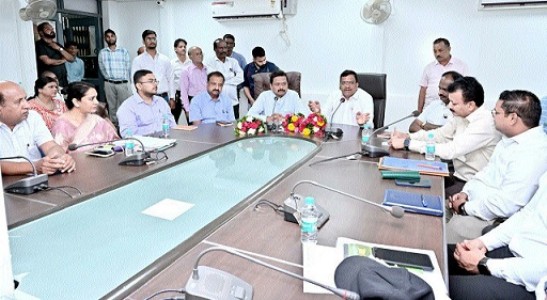 JDA Chairman gets acquainted with deptt setup, interacts with staff in maiden meet
