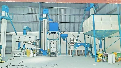 Cleaning-Grading unit complete