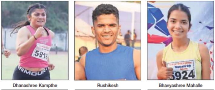 Dhanashree, Rushikesh emerge fastest runners