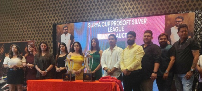 Auction held for Surya Cup Cricket Silver League