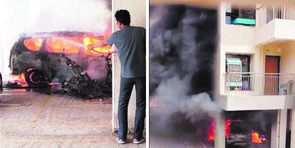 e-Scooter battery blast triggers major fire in residential complex