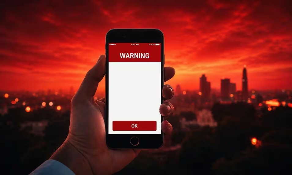 Vid residents receive first-ever heatwave warning on cellphones