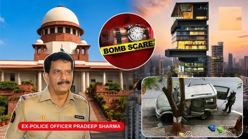 Antilia bomb scare case  SC dismisses Sharmas discharge petition