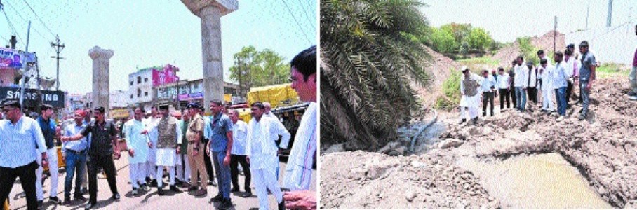 Reckless digging sparks water crisis in city