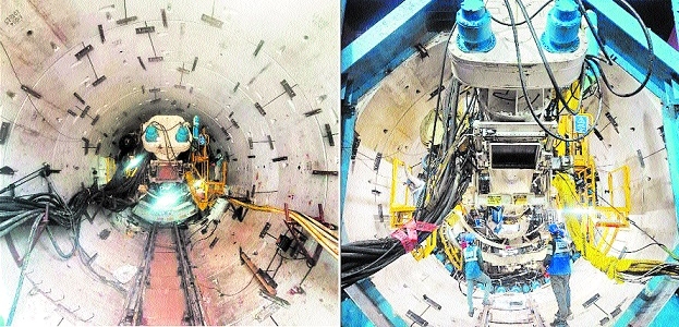 Metro underground tunnel work misses