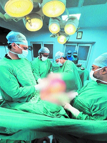 12 kg tumor