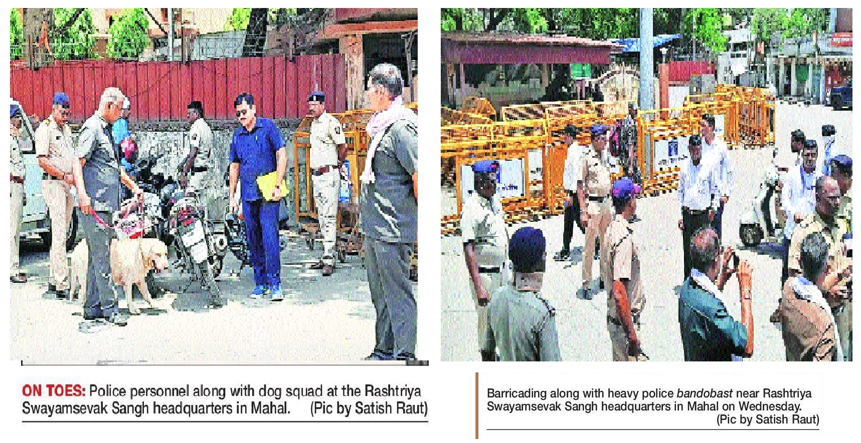High alert in city after email about bomb threat at RSS HQ