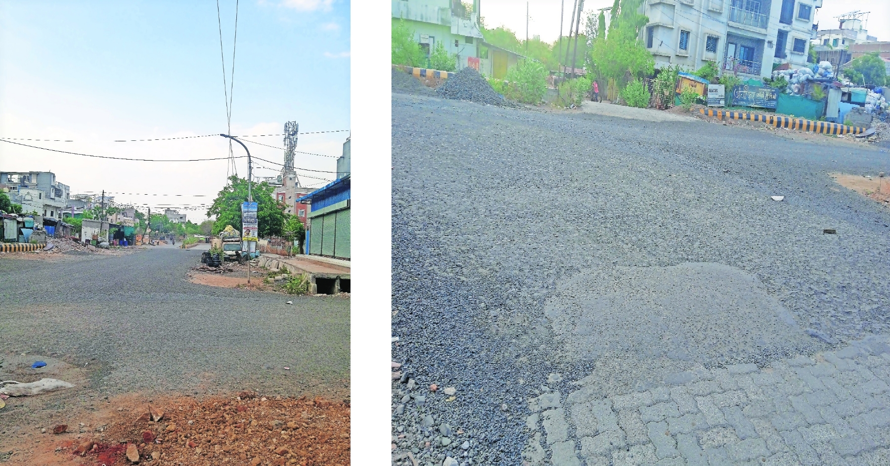 The gravel roads testing patience of commuters
