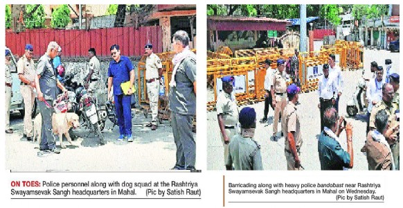 High alert in city after email about bomb threat at RSS HQ