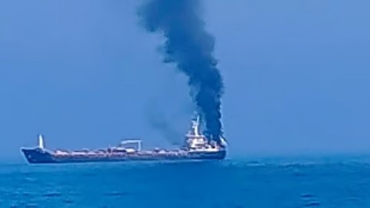 3rd vessel with Indians onboard attacked off Oman
