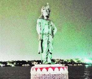 Raja Bhoj statue