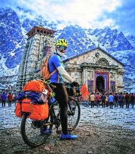 Ghichare completes 3600km char dham cycling expedition
