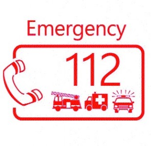 Single 112 call to activate police, ambulance, fire services