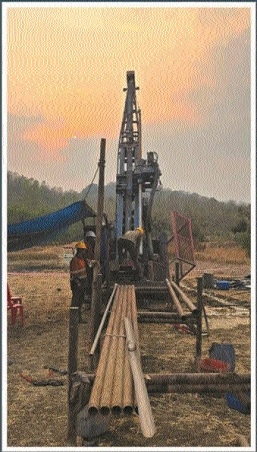Drill rigs at Bhalukona continue