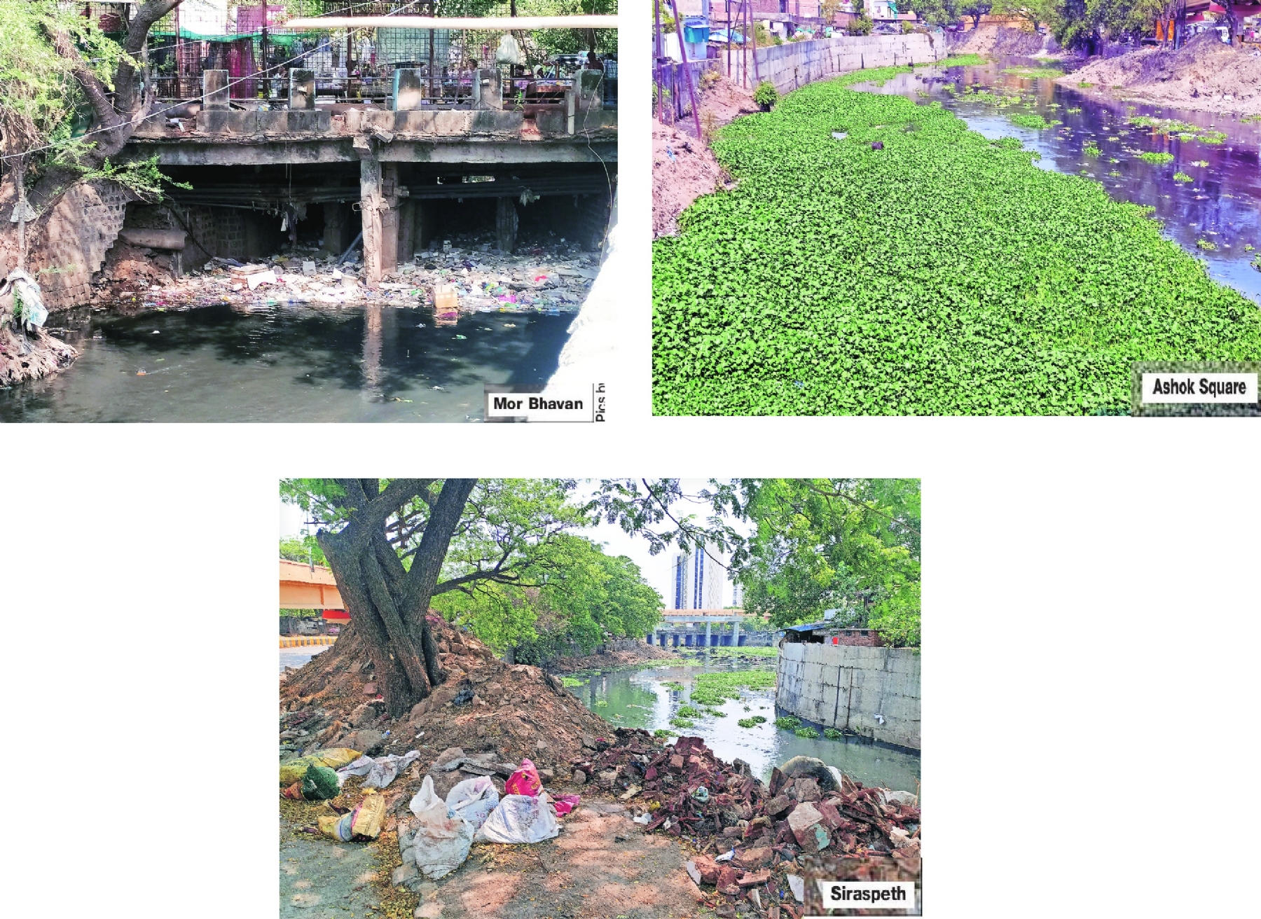 NMCs nullah cleanliness drives leave Nagpurians at monsoons mercy