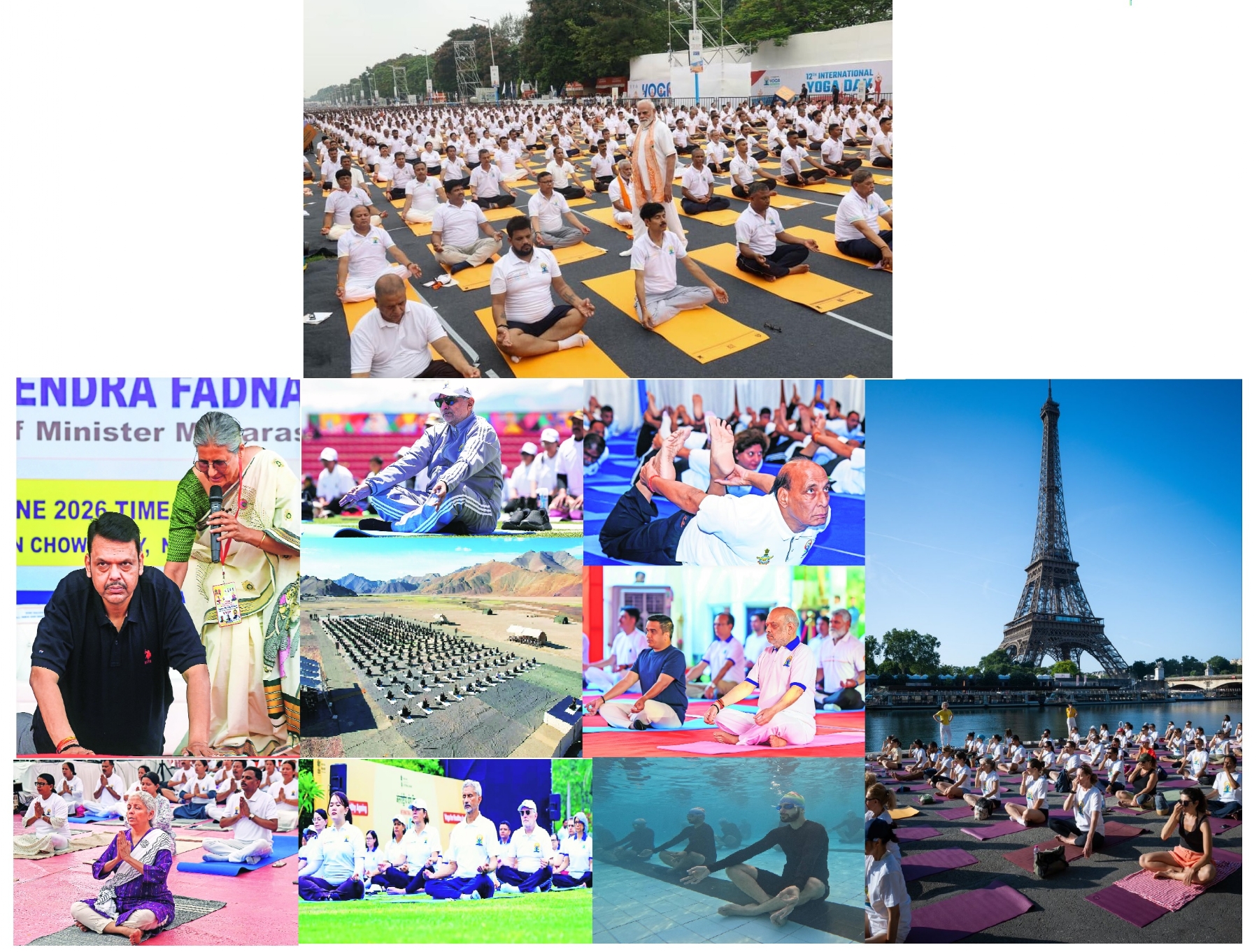 PM Modi thanks people for turning Yoga Day into global celebration