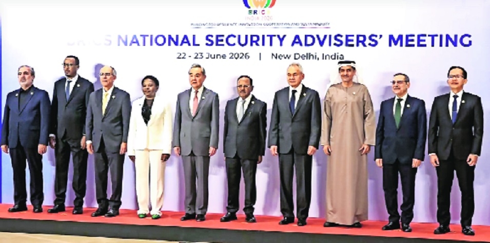 Opening of Strait of Hormuz welcome move NSA Doval at BRICS conclave 
