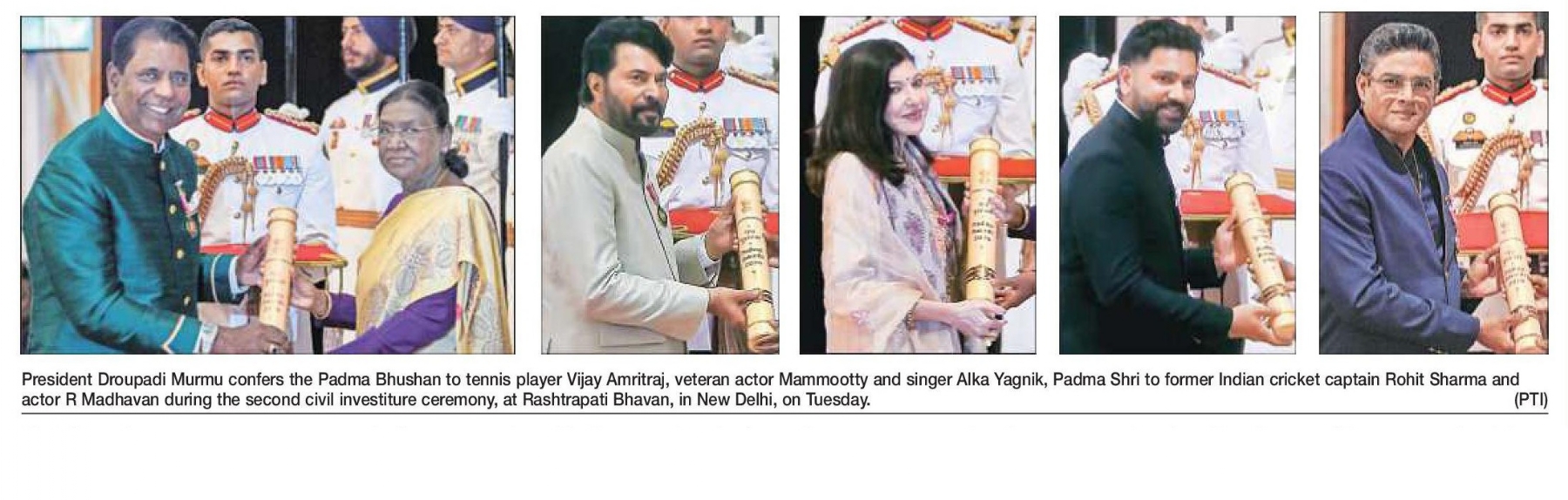 President Murmu confers Padma awards on eminent personalities