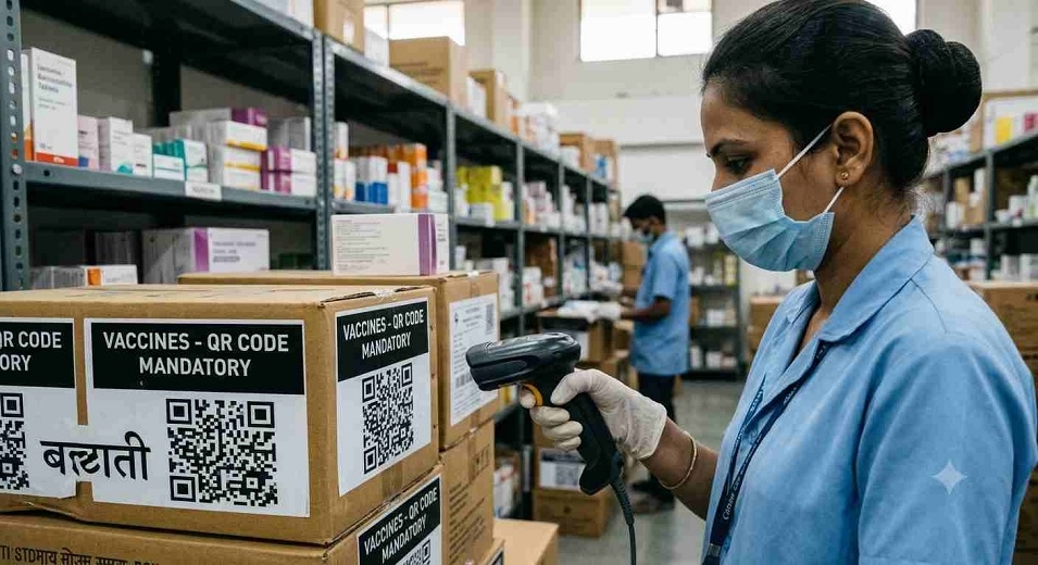 Now QR codes mandatory on vaccines antimicrobials cancer drugs