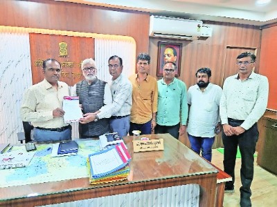 NVCC delegation raises issues of waterlogging and drainage in Umiya Industrial Estate