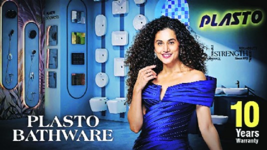 Plasto Bathware appoints actress Taapsee Pannu as Brand Ambassador