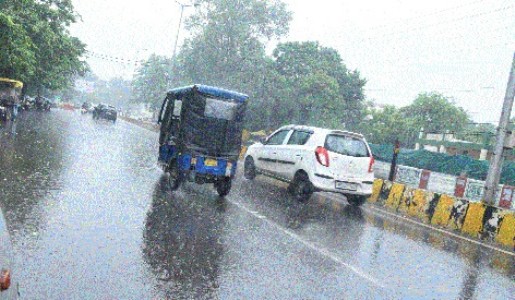 Cloud cover, strong winds, showers bring some respite from searing heat