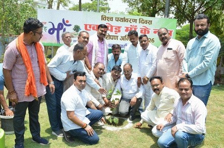 BJP plants saplings across 18 Mandals