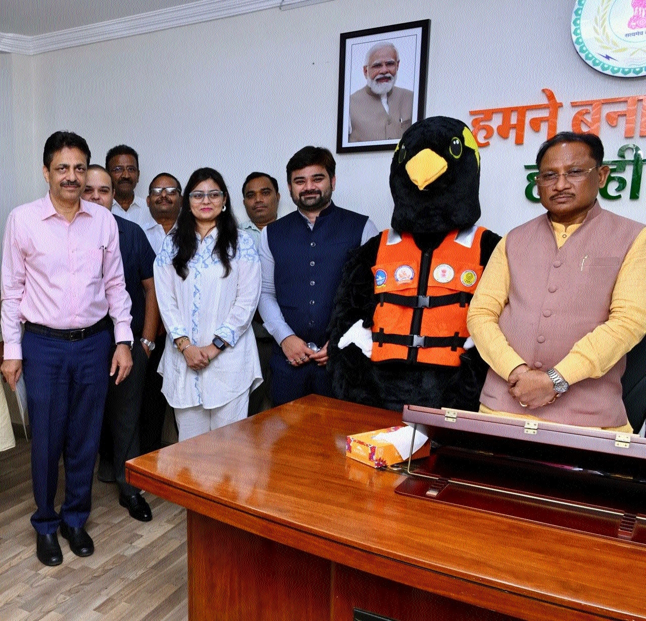 CM unveils mascot for 36th National Kayaking-Canoeing Cship