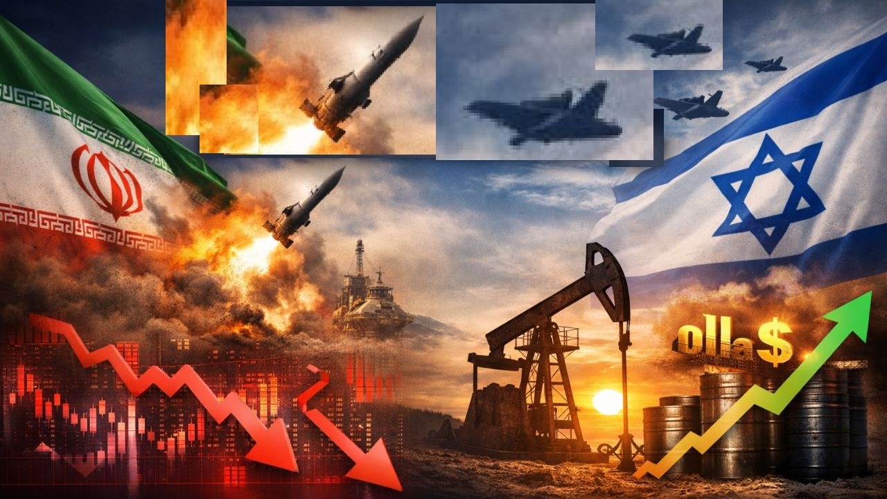 Oil prices surge as Iran conflict flares global stocks skid