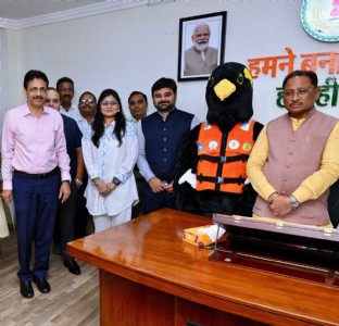 CM unveils mascot for 36th National Kayaking-Canoeing C’ship