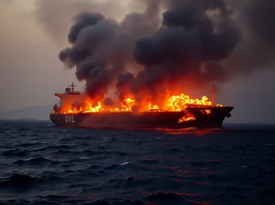 Fire at oil tanker with 24 Indian seafarers off Oman coast; all crew safe