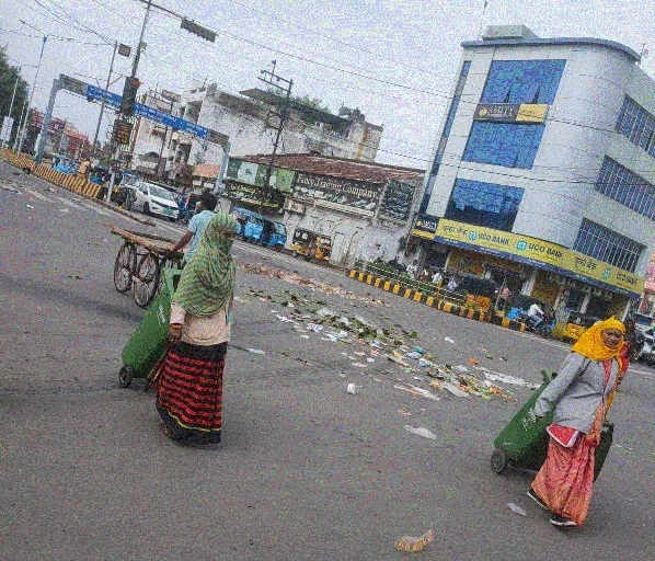 Sanitation workers