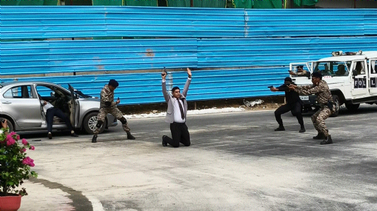 High-profile mock drill conducted in HC premises