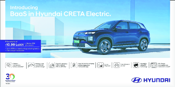 Hyundai introduces BaaS for CRETA Electric