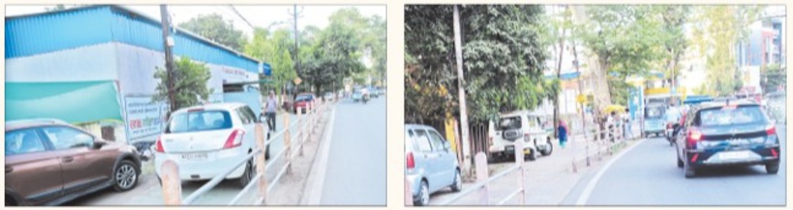 Encroachments, damaged infra plague city’s NMT corridors