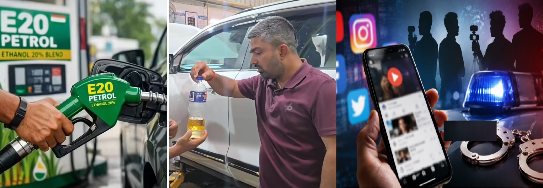 Social media Users Manish Kashyap Desi Boyser Harshit Rathi and Anklesh Invate