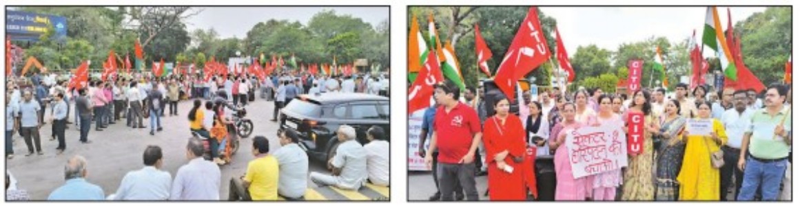 Workers, families unite to resistprivatisation of JLN Hospital Bhilai