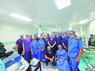 Robotic surgery begins at Urology Deptt, Super Speciality Hospital