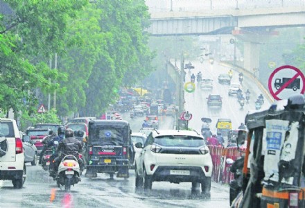 Relentless rains lash city, 62.3 mm in last 36 hrs