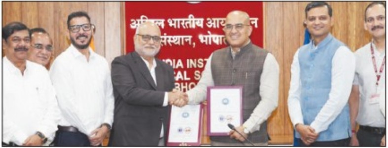AIIMS Bhopal signs MoU withAIILSG to strengthen firesafety, disaster management