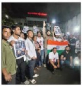 PtJNMMC doctors protestlathi-charge on traineedoctors at Jantar Mantar