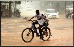 Active monsoon to