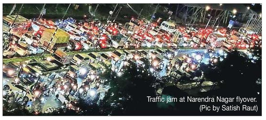 City comes to a grinding halt  Amidst chaos traffic police missing in action 