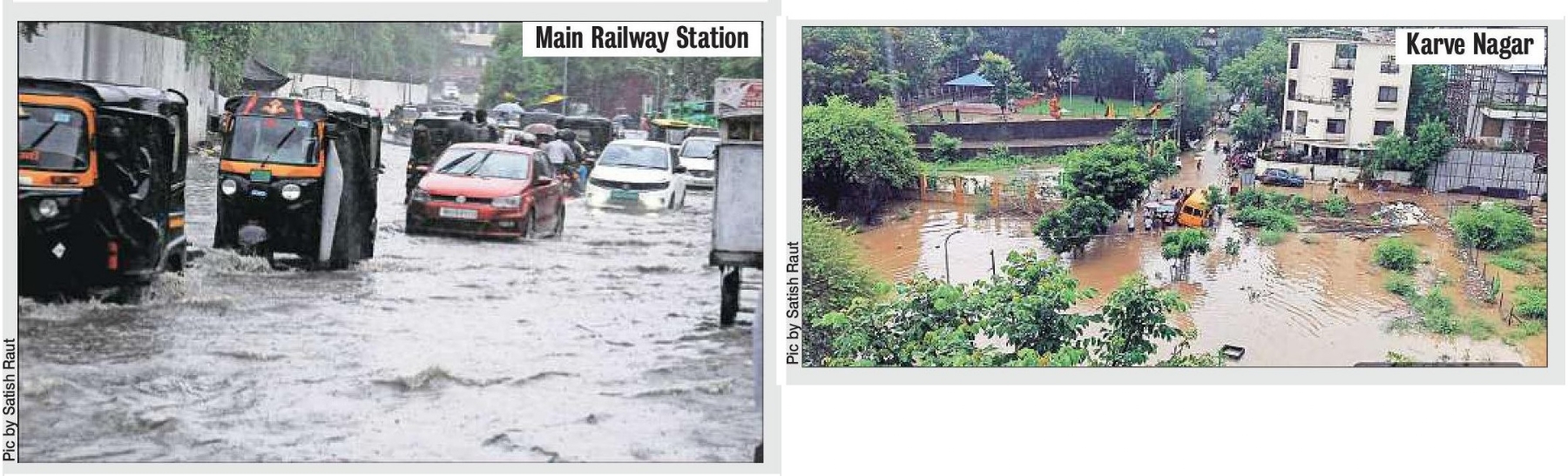 Nagpur receives 180 mm rains  Red Alert for Chandrapur 