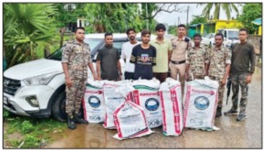 Major Drug Bust3 arrested with 223 kg ofcannabis worth Rs 1.11 cr