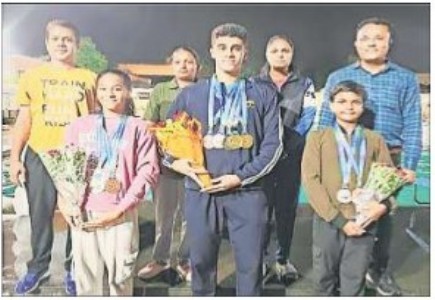Gallantry’s Ranbir shinesin State swimming c’ship