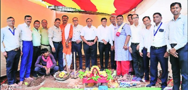Wardhaman Bank performs bhoomipujan for new building
