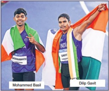 Sprinters Gavit, Basil complete historic 1-2 in men’s 100m T47